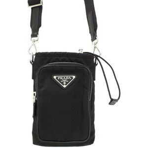 PRADA Re Smartphone Bag Shoulder Crossbody Bag Black
